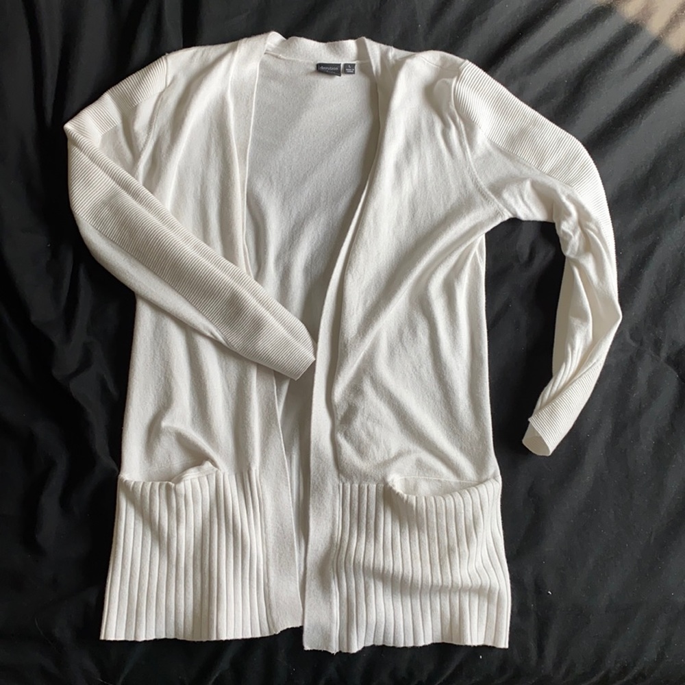 Cream/White Cardigan